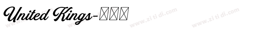United Kings字体转换